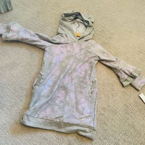 Isobella + Chloe shiny hooded dress